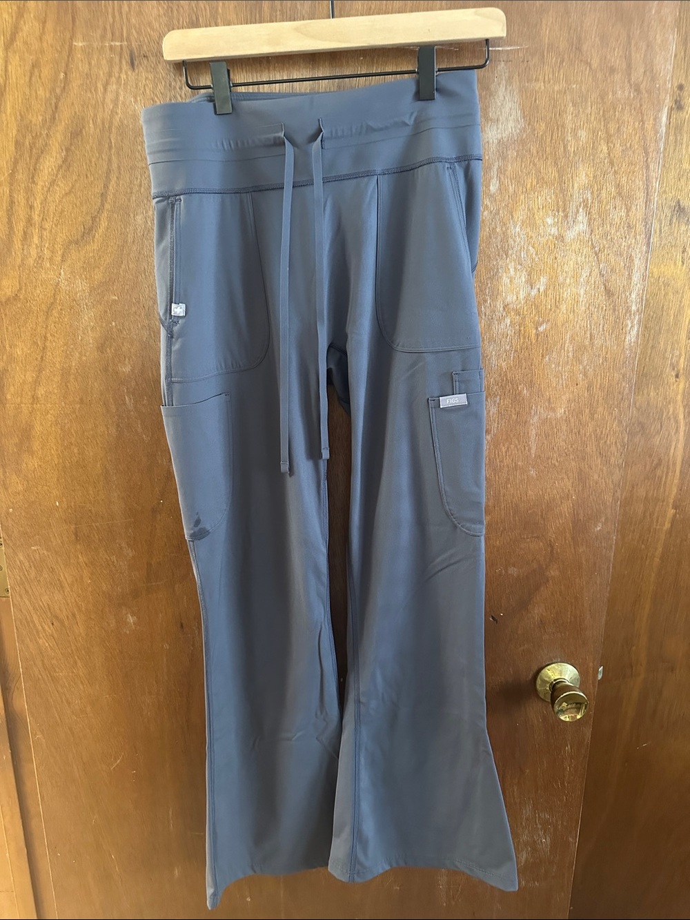 FIGS Charcoal Scrub Flared Leggings